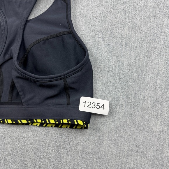 Hoka One One Sports Bra Women Medium Black  Hupana Yoga Athletic Unpadded Active - Picture 9 of 9